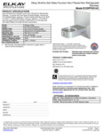 Elkay 438ECDFPW314 Wall Mount Single Fountain Specsheet Elkay 438ECDFPW314 Wall Mount Single Fountain Specsheet