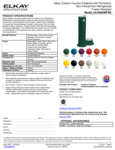 elkay 4400 Series freeze resistant fountain with pet station specsheet