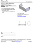 Elkay 98324C Spec Sheet Elkay 98324C Spec Sheet