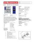 Eloma Genius 10-11 Gas Spec Sheet