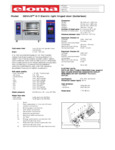 Eloma Genius 6-11 E R-Hinged Spec Sheet