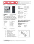 Eloma Multimax 10-11 E L-Hinged Spec Sheet