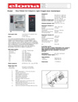 Eloma Multimax 10-11 E R-Hinged Spec Sheet Eloma Multimax 10-11 E R-Hinged Spec Sheet