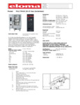 Eloma Multimax 20-21 Gas Spec Sheet Eloma Multimax 20-21 Gas Spec Sheet