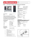 Eloma Multimax 6-11 E R-Hinged Spec Sheet Eloma Multimax 6-11 E R-Hinged Spec Sheet
