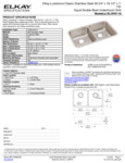 Elkay ELUH3118 Spec Sheet