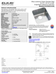 Elkay ELUHAD161645 Spec Sheet