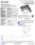 Elkay ELUHAD161655 Spec Sheet