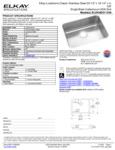 Elkay ELUHAD211545 Spec Sheet