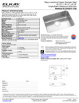 Elkay ELUHAD211550 Spec Sheet
