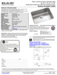Elkay  ELUHAD211550PD Spec Sheet