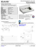 Elkay ELVWO2219CS3 Spec Sheet Elkay ELVWO2219CS3 Spec Sheet