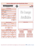 American Metalcraft 1 to 200 Stainless Steel Table Number Set specsheet