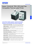 Epson TM-100 SpecSheet Epson TM-100 SpecSheet