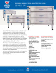 ER Deck Oven Spec Sheet ER Deck Oven Spec Sheet
