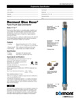 Dormont Blue Hose Specsheet Dormont Blue Hose Specsheet