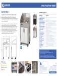 SINK PORT ELITE DISP 18X26X38.5 spec sheet SINK PORT ELITE DISP 18X26X38.5 spec sheet