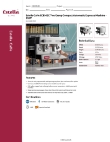 Estella Caffe 236ECEM2C Specsheet