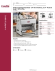 Estella Bakery Equipment 348BSL34 Specsheet
