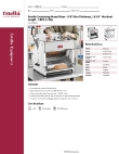 Estella Bakery Equipment 348BSL58 Specsheet