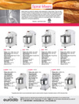 Eurodib Spiral GMB Mixers