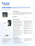 Everpure 997564 EZ-RO 375_5G-BL Blended Reverse Osmosis System with White 5 Gallons Tank Specsheet Everpure 997564 EZ-RO 375_5G-BL Blended Reverse Osmosis System with White 5 Gallons Tank Specsheet