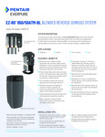Everpure 997578 EZ-RO 650_50ATM Blended Reverse Osmosis System with Black Atmospheric 50 Gallons Tank SpecSheet Everpure 997578 EZ-RO 650_50ATM Blended Reverse Osmosis System with Black Atmospheric 50 Gallons Tank SpecSheet