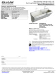 Elkay EWSF26026SACC Spec Sheet