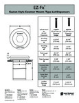 EZ-Fit Hot Lid Dispenser Diagram