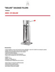 F20700_VL Spec Sheet F20700_VL Spec Sheet