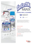 Fantastik Max Oven and Grill Cleaner Sell Sheet