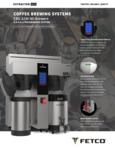 COFFEE BREWER SHORT spec sheet COFFEE BREWER SHORT spec sheet