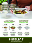Fineline Compostable Square Lids Fineline Compostable Square Lids
