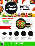 Fineline Polypropylene Plates and Bowls