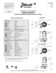 Shark Grinder Pump with Vertical Float Switch - 115V spec sheet