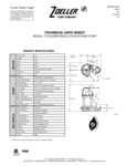 Zoeller 73-0001 Sump Pump with Vertical Float Switch - 115V spec sheet
