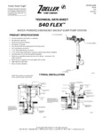 Flex Water-Powered Emergency Backup Sump Pump System spec sheet
