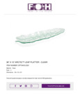 FOH_36__x_13__Arctic™__Leaf_Platter_-_Clear FOH_36__x_13__Arctic™__Leaf_Platter_-_Clear