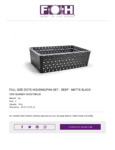 FOH_Full Size Dots Housing Set Deep Black FOH_Full Size Dots Housing Set Deep Black