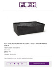 FOH_FullSize_Metroweave_Black_Housing_Deep FOH_FullSize_Metroweave_Black_Housing_Deep