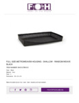 FOH_FullSize_Metroweave_Black_Housing_Shallow FOH_FullSize_Metroweave_Black_Housing_Shallow