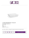FOH_Half Size Drinkwise Pan Shallow FOH_Half Size Drinkwise Pan Shallow