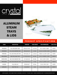 Crystalware_foil_trays_spec sheet Crystalware_foil_trays_spec sheet