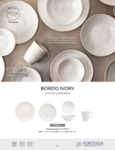 Fortessa Bordo Ivory Spec Sheet