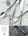 Fortessa Lucca Faceted Flatware specsheet Fortessa Lucca Faceted Flatware specsheet