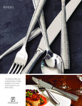 Fortessa Ringo Flatware specsheet Fortessa Ringo Flatware specsheet