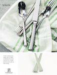 Fortessa Scalini Flatware specsheet Fortessa Scalini Flatware specsheet