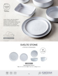Fortessa Svelte Stone Spec Sheet Fortessa Svelte Stone Spec Sheet