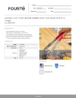 Fourté 24750940 Specsheet