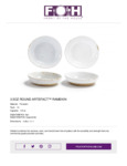 FOH Artefact Ramekin Specsheet FOH Artefact Ramekin Specsheet